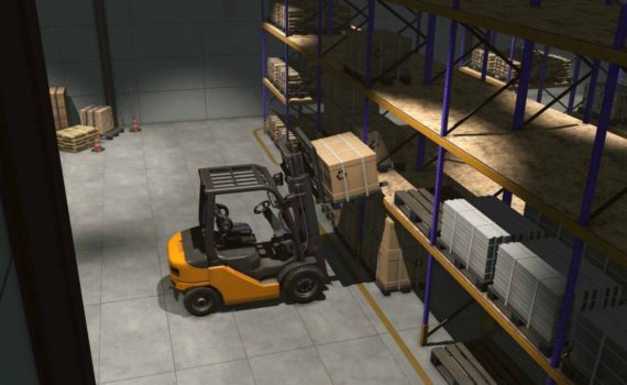 Мобильное приложение симулятор вилочного Погрузчика 3D / Forklift Truck Simulator 3D”