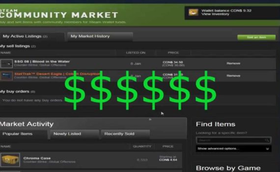 Как пополнить баланс или вывести деньги из Steam Market в России